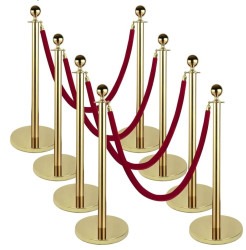 8 POLE CROWD CONTROL